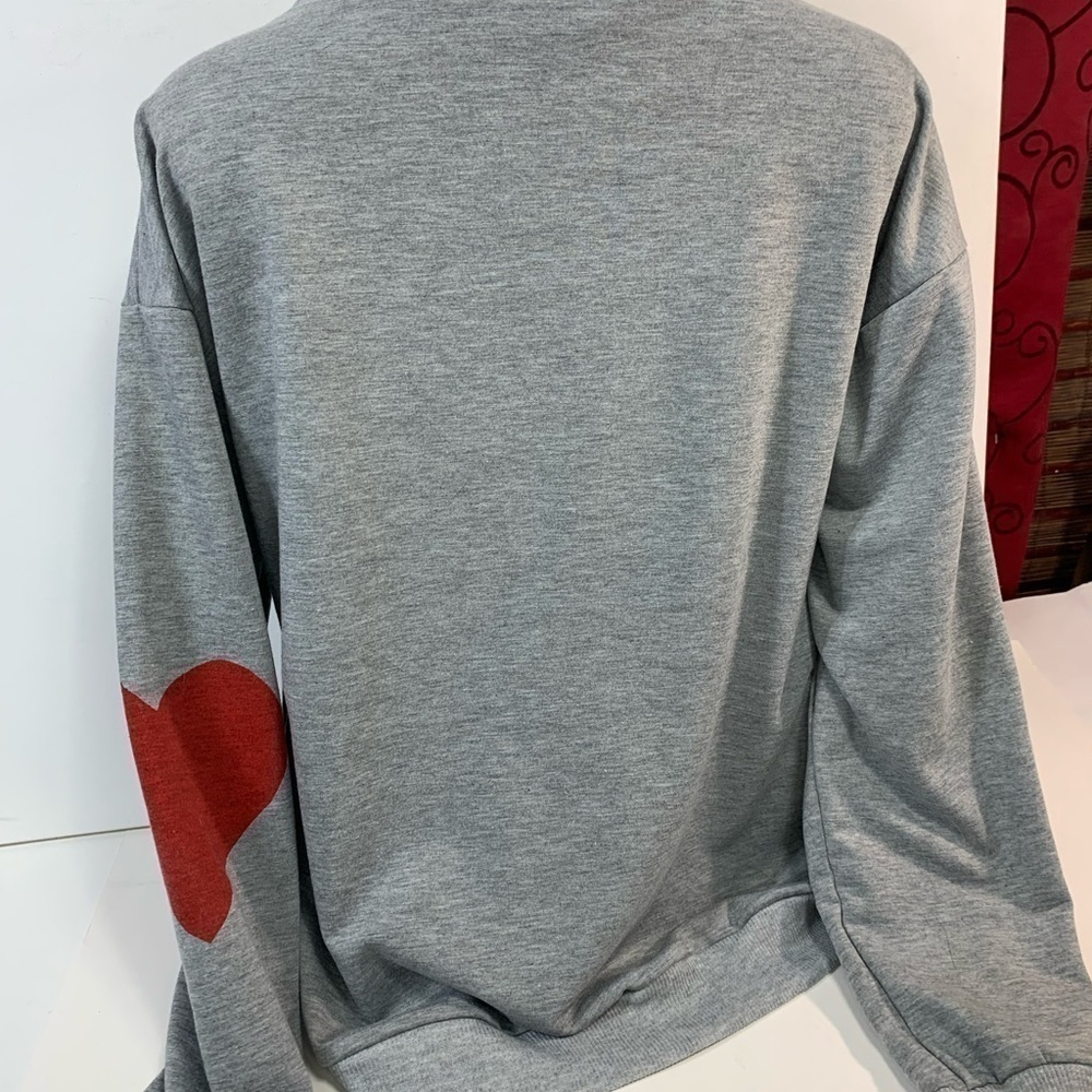 "Basketball is My Favorite Season" Grey Sweater - Picture 7 of 7